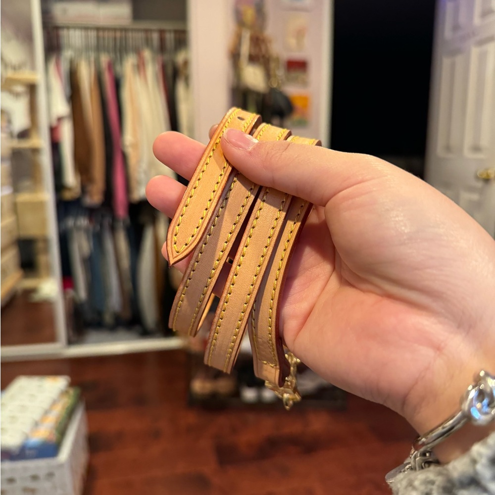 Vintage Louis Vuitton bag strap